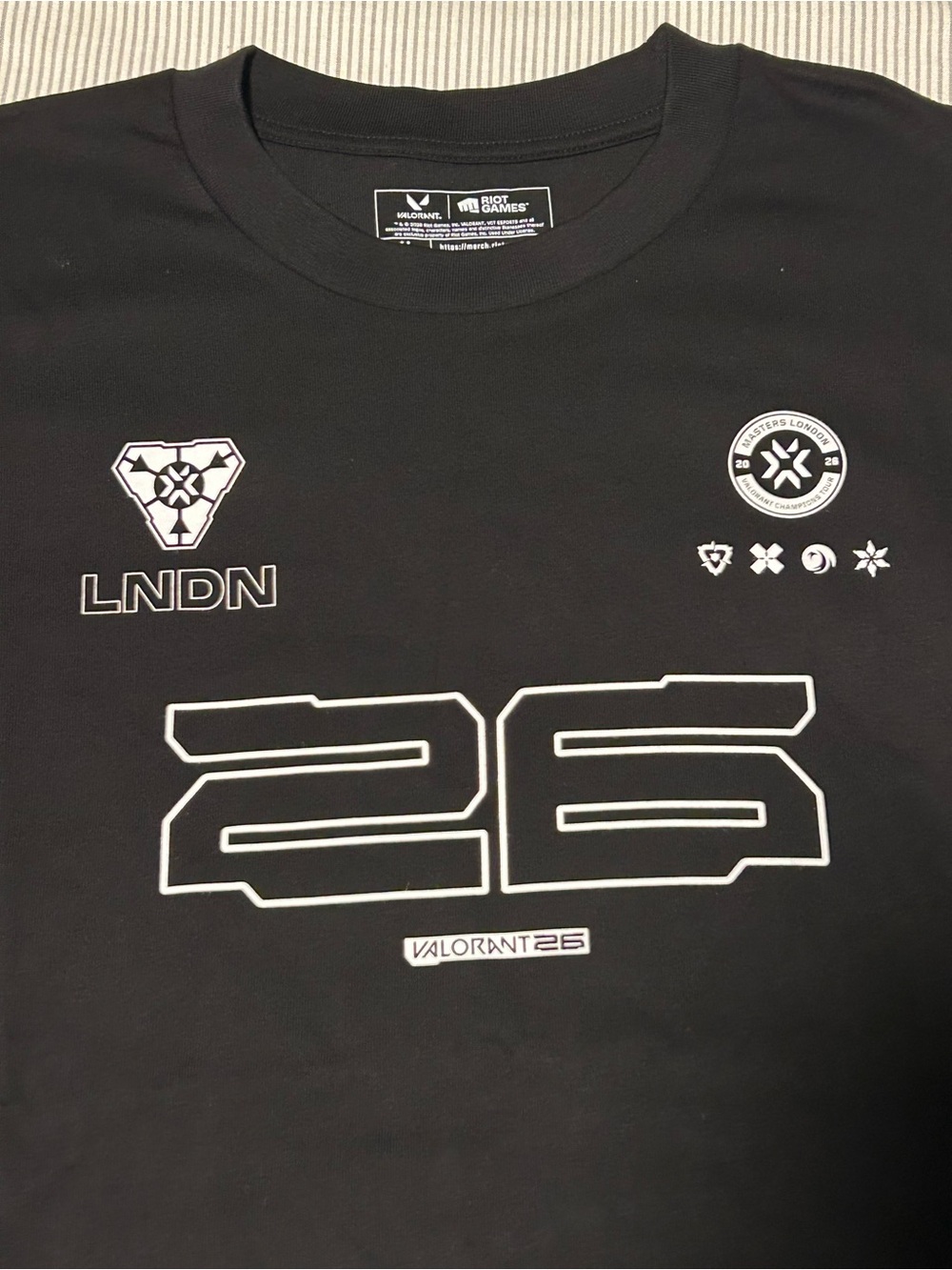 VALORANT Masters London 2026 LNDN Tee Black XL Riot Games